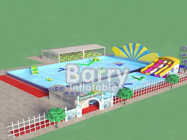 New Design Inflatable Water Park Parys For Amusement BY-AWP-026